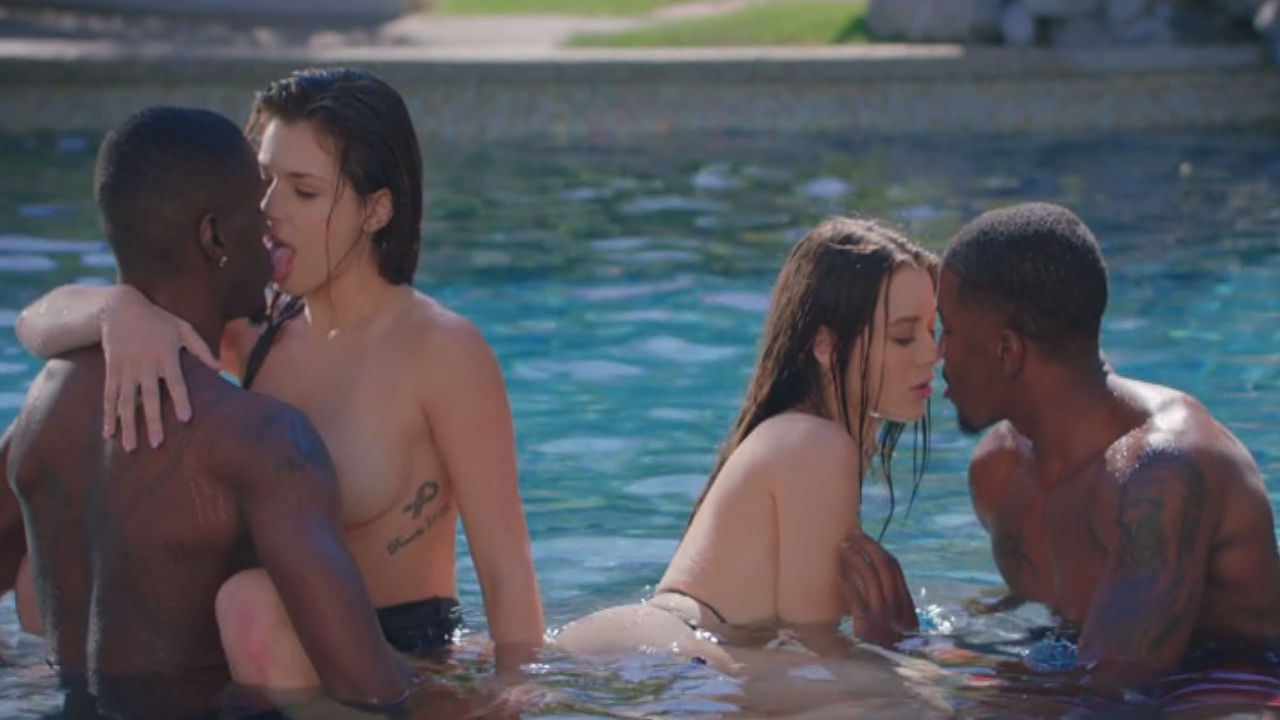 Blacked – Lana Rhoades & Leah Gotti – Destruidas por gigantes